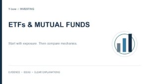 ETFs vs Mutual Funds: Exposure, Trading and the Costs That Matter — original editorial cover.