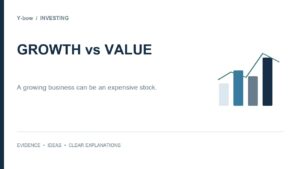 Growth vs Value Stocks: Expectations, Price and the Risk of Simple Labels. Original editorial cover; decorative motif is not measured data.