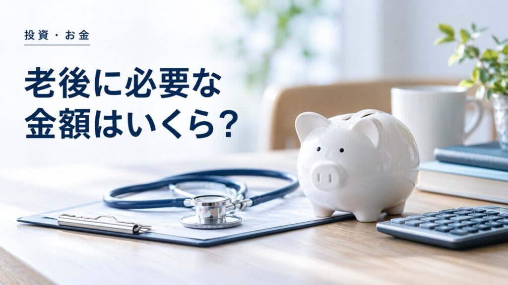 投資・お金：老後に必要な金額はいくら？〜医療費の現実を知る必要性〜を題材にしたイメージ