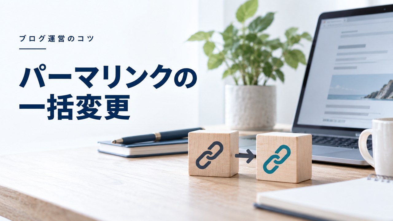 ブログ運営のコツ：パーマリンクの一括変更〜“Redirection”の使い方を題材にしたイメージ