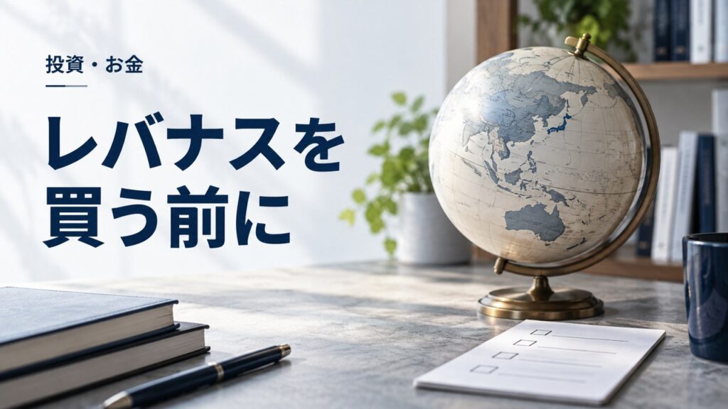 投資・お金：投資初心者がレバナスを持っておくべき3つの合理的な理由を題材にしたイメージ