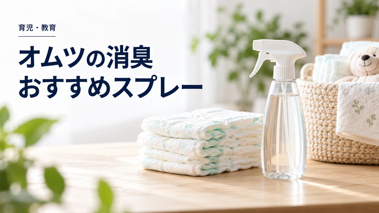 育児・教育:オムツの消臭おすすめスプレー:10分でほぼ無臭に!を題材にしたイメージ