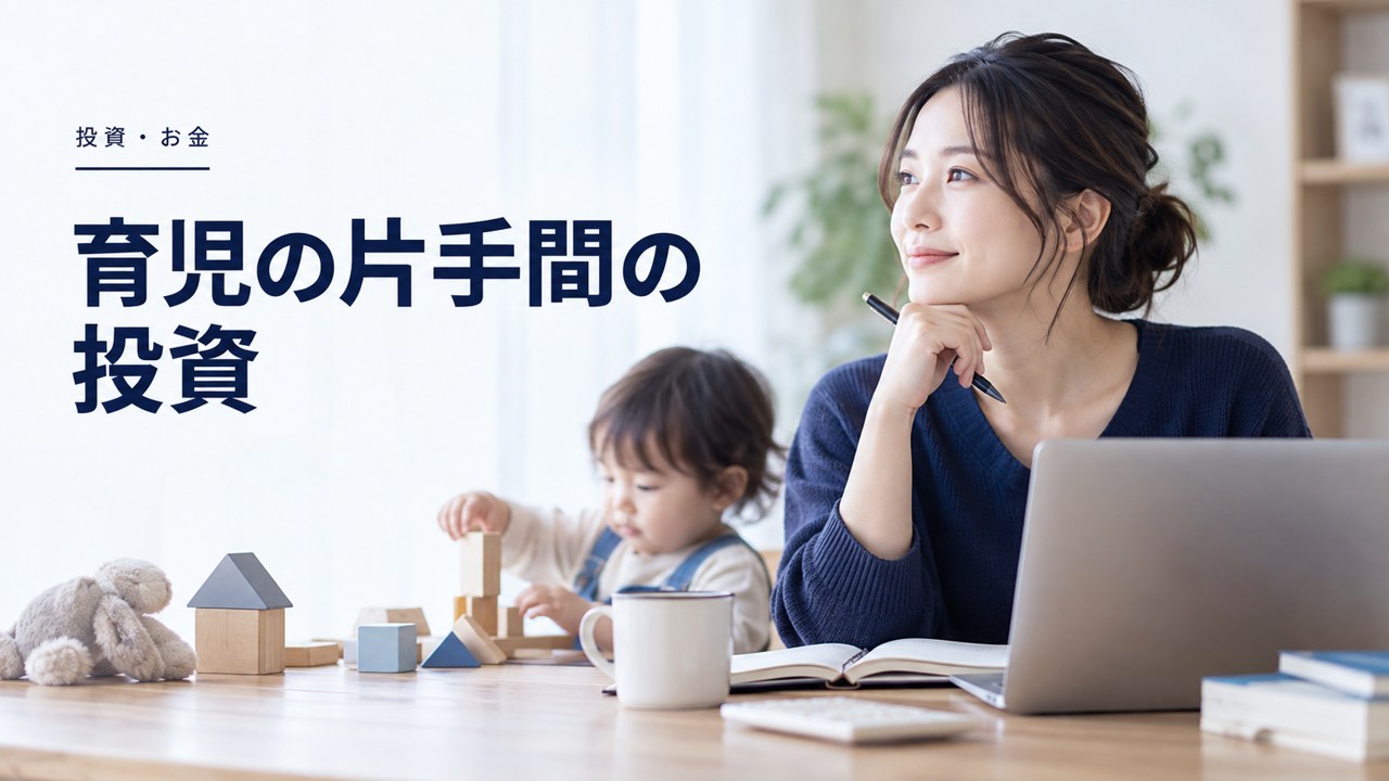 投資・お金:育児中の資産形成|積立の手間を減らし、教育費を守るを題材にしたイメージ