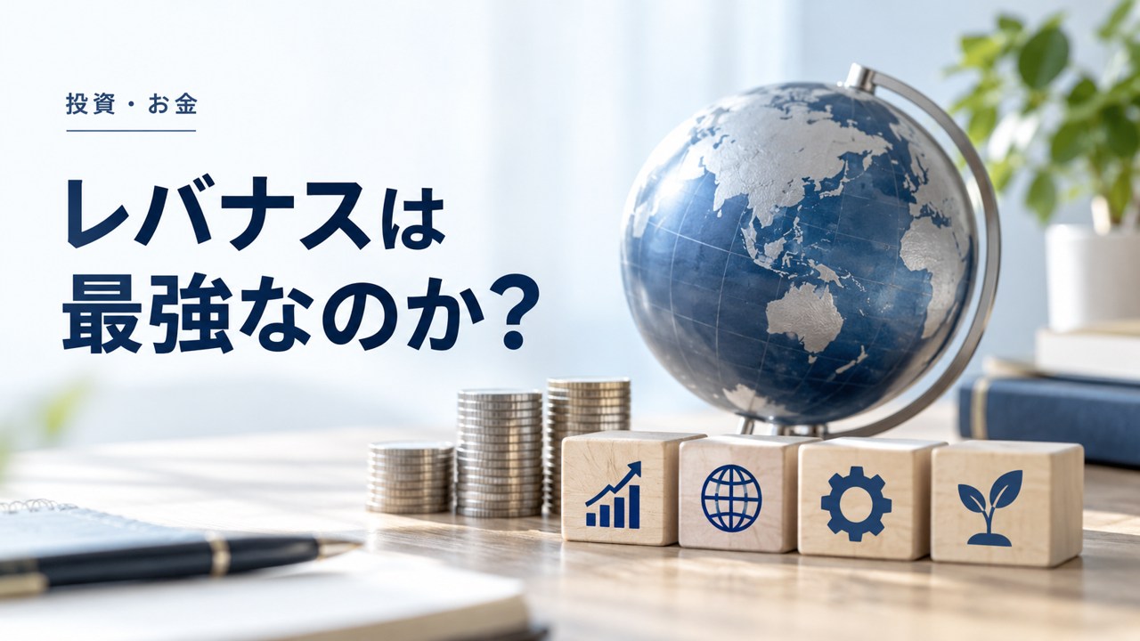 投資・お金:レバナスは最強の投資信託なのか?人気商品と徹底比較してみたを題材にしたイメージ