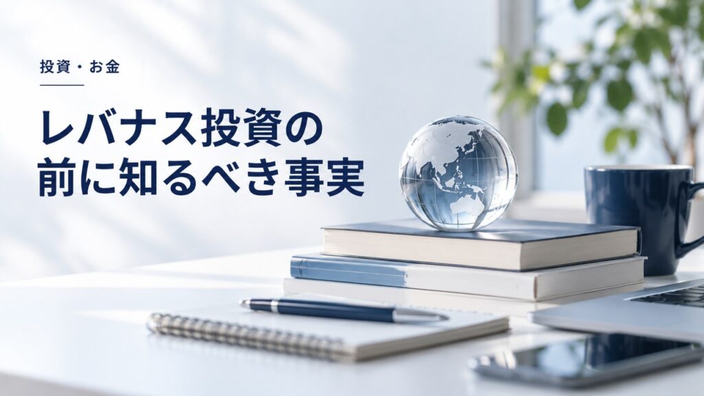 投資・お金：20代・大学生向け｜レバナス投資の前に知るべき事実5選を題材にしたイメージ