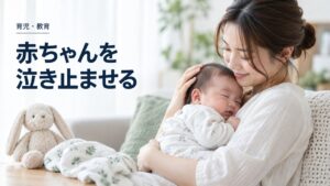 育児・教育:赤ちゃんを泣き止ませる最強アイテム1選〜心臓に負担の掛かる長泣きを止めるを題材にしたイメージ