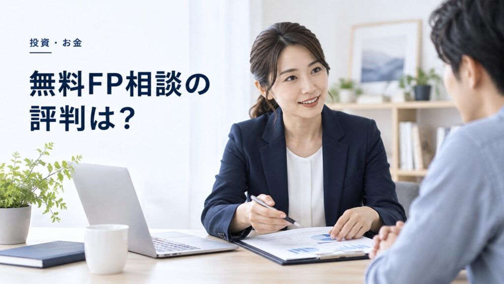 投資・お金：ライフマネープランニング｜無料FP相談の評判は？怪しくない？億越え投資家が解説を題材にしたイメージ
