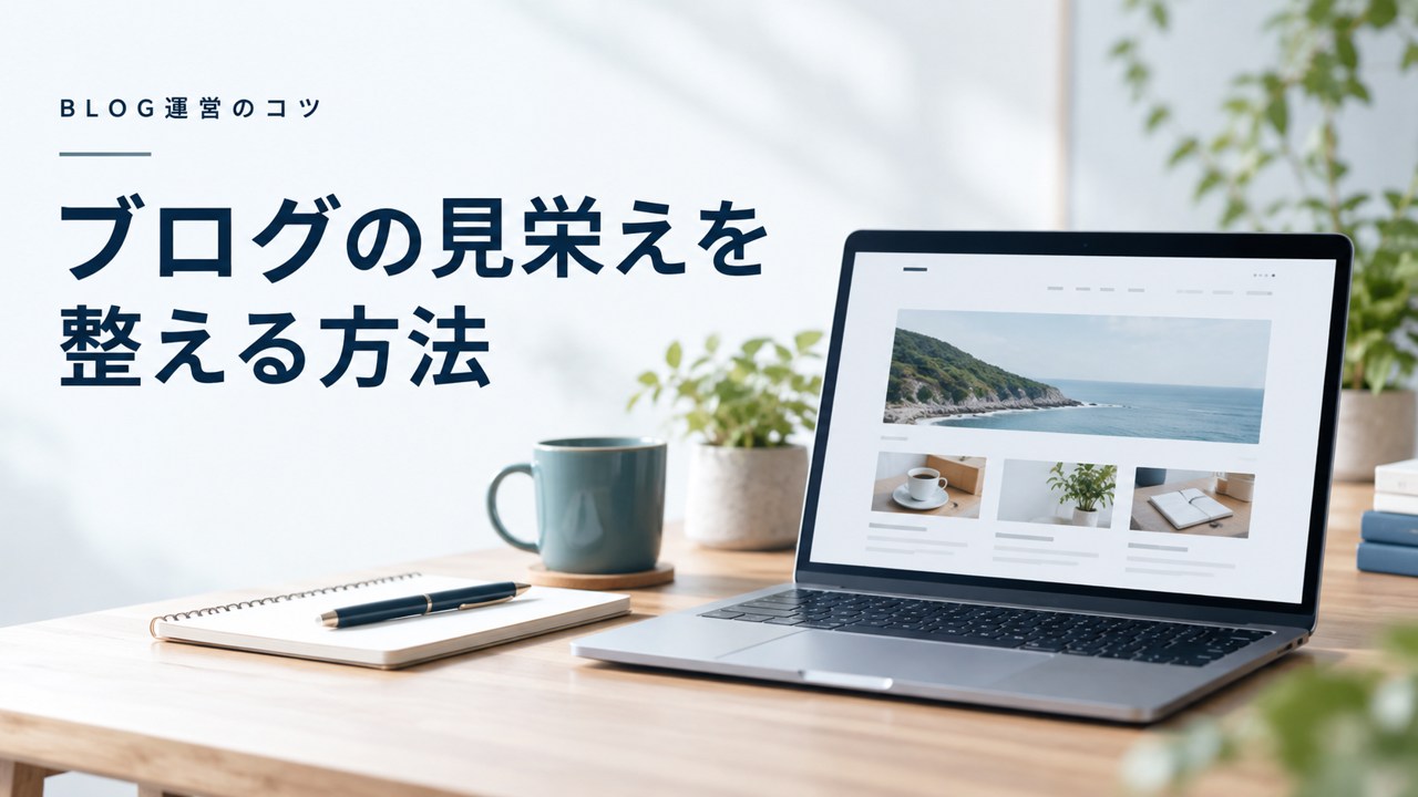 ブログ運営のコツ:初心者が取り敢えずブログの見栄えを綺麗に整備する方法:まとめを題材にしたイメージ