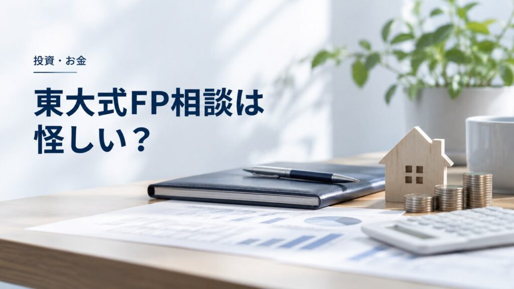 Todai-fp｜東大式FP認定ファイナンシャルプランナー相談は怪しい？を紹介するイメージ