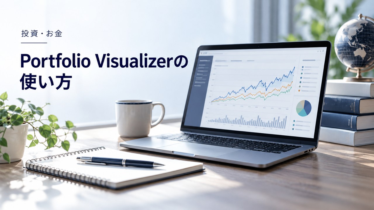 投資・お金:Portfolio Visualizerの使い方|積立・取り崩しと無料プランの範囲を題材にしたイメージ