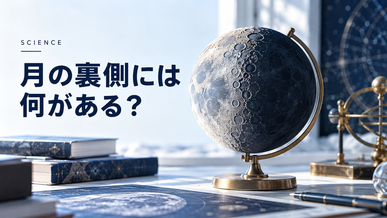 月の裏側には何がある？都市伝説と現実を最新知識にアップデートを紹介するイメージ