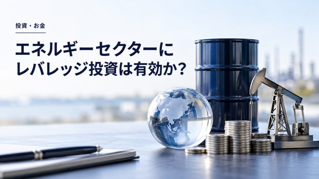 投資・お金：ERXとは｜エネルギー株の日次2倍ETFと原油価格の違いを題材にしたイメージ