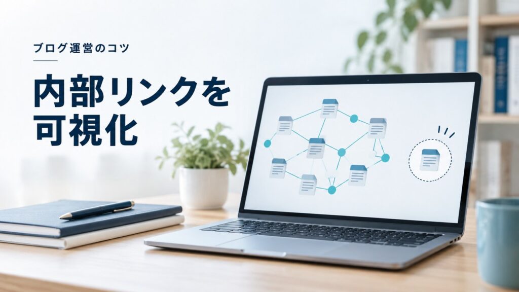 内部リンクを可視化して孤立した記事を見つけるプラグイン：Show Article Mapを紹介するイメージ