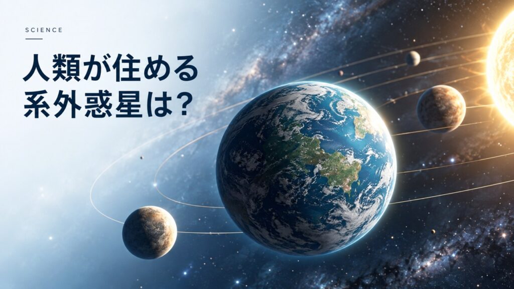 人類が住める系外惑星は存在する？ハビタブルゾーンとはを紹介するイメージ