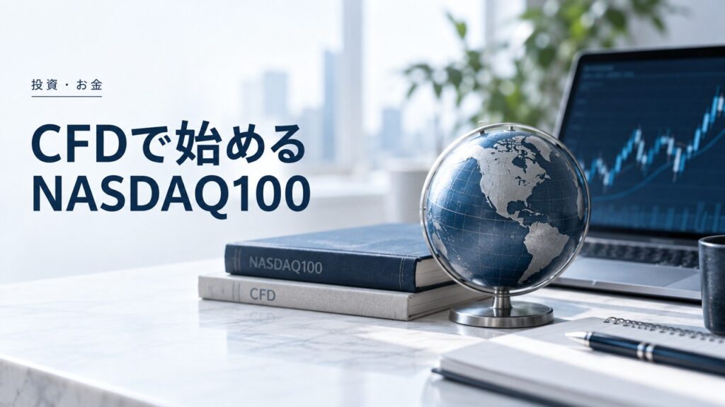 CFDを完璧に理解する：レバレッジNASDAQ100攻略を紹介するイメージ