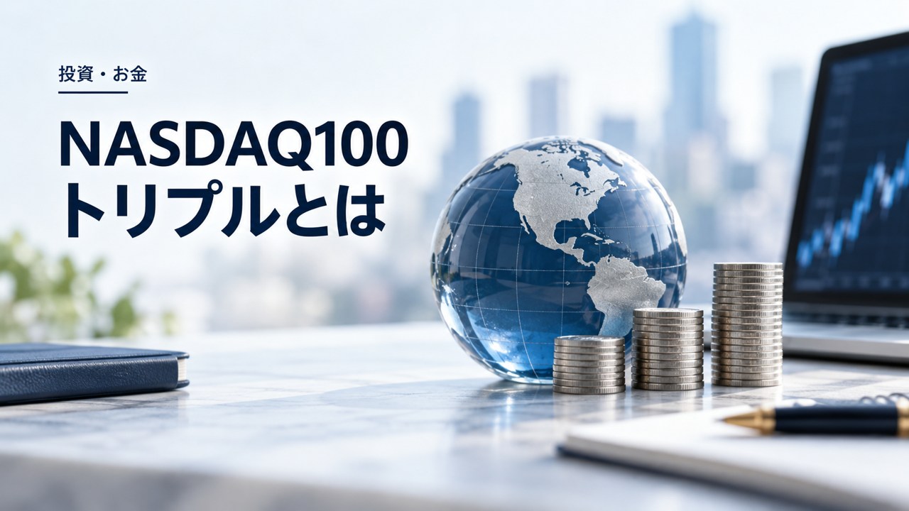 NASDAQ100トリプル(マルチアイ)とは|レバレッジ最大3倍を紹介するイメージ