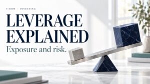Leverage explained: a conceptual balance of investment exposure and risk.