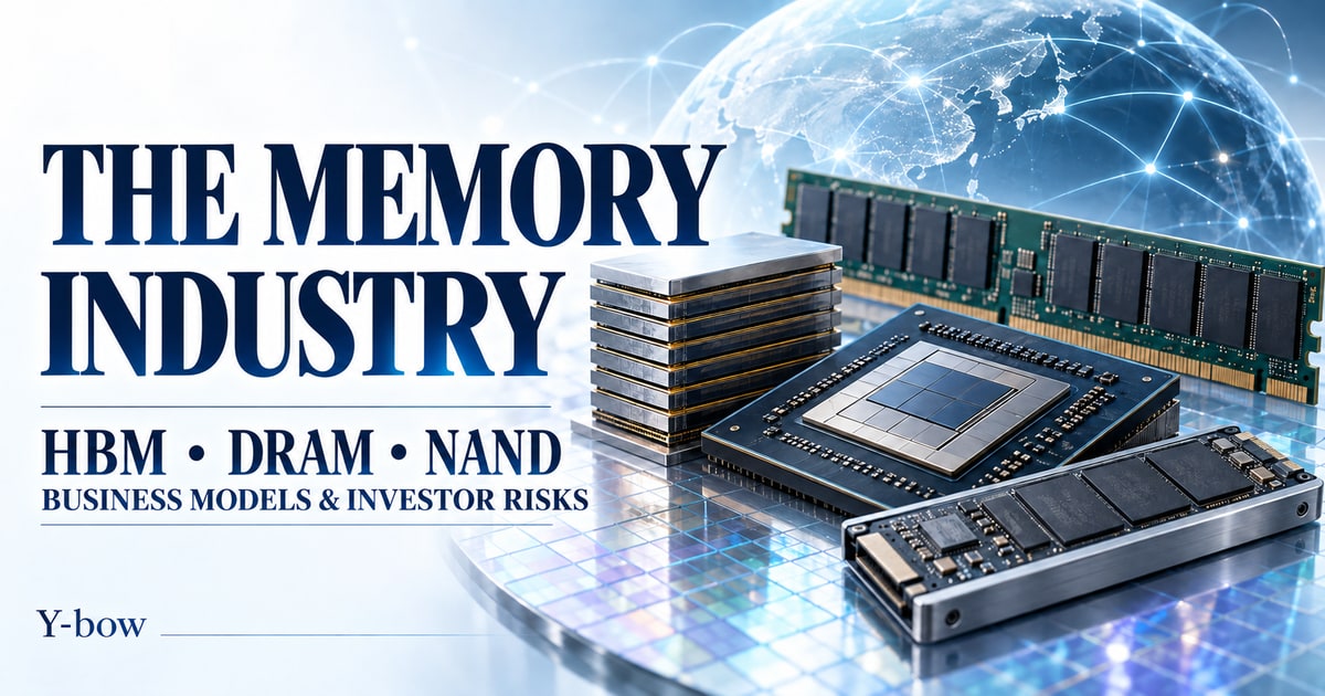 The memory industry: HBM, DRAM, NAND, business models and investor risks